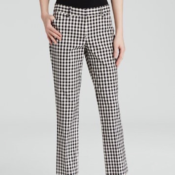 Theory Pants - Theory Izelle S. Barnet Checked Cropped Pants, NWT